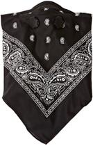 Máscara de poeira ATV TEK Bandana Style Black XL Tamanho Universal