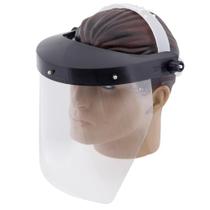 Máscara de Proteção Face Shield Incolor Com Catraca - Carbografite Máscara de Proteção Face Shield Incolor Com Catraca - Carbografite