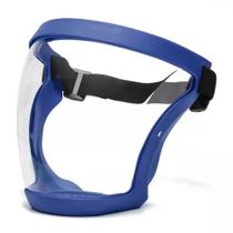 mascara de proteção facial aprova de vento e respingo na cor azul