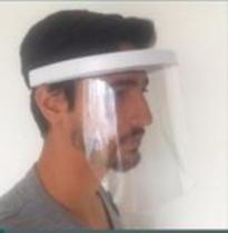 Mascara de proteção facial shield - 10 unidades