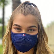 Máscara de proteção feminina 3D AirKnit Azul Itália