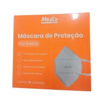 Máscara de Proteção KN95 10 Branca Medix