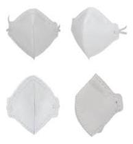 Máscara de proteção KN95 KIDS/cor: Branca- com 10 unidades-Lyrios Med