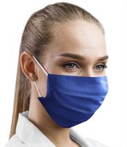 Máscara de Proteção Respiratória em Tecido Lavável Azul