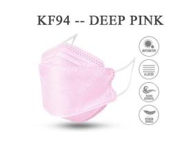 Máscara de proteção respiratória KN95 3D KF94 N95 PFF2 KN95 embalada individualmente - Kit de 10 unidades adulto