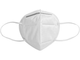 Máscara de Proteção Respiratória Reutilizável - 5 Camadas com Elástico Multilaser KN95-PFF2 Branca