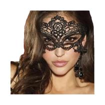 Máscara De Renda Preta Com Bordados E Apliques Para Fantasia De Festa Feminina, Carnaval, Casamento Máscara De Renda Preta Com Bordados E Apliques Para Fantasia De Festa Feminina, Carnaval, Casamento