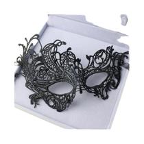 Máscara De Renda Preta Para Mulheres Com Bordados E Apliques Para Festas, Carnaval, Casamentos E