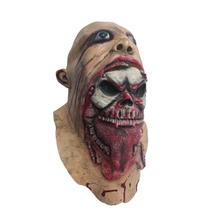 Máscara de resina Zombie Demon para rosto inteiro com caveira e sangue 45 cm Máscara de resina Zombie Demon para rosto inteiro com caveira e sangue 45 cm