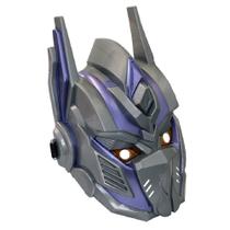 Máscara de Robô Infantil com Luzes e Sons Inspirado no Transformers