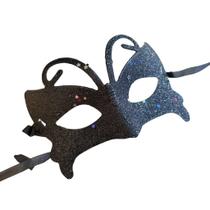 Máscara de Rosto Borboleta com Glitter para Fantasia Máscara de Rosto Borboleta com Glitter para Fantasia