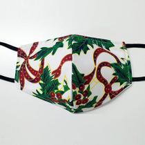 Máscara de Rosto de Pano Fantasia Mistletoe - Pacote com 5 Unidades - Giftscircle