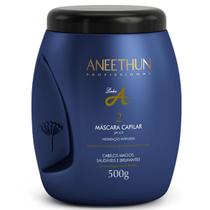 Máscara de Silicone Linha A Aneethun 500ml com Tutano e Queratina para hidratação e proteção capilar
