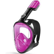 Máscara de snorkel Greatever Full Face com sistema respiratório de topo seco Máscara de snorkel Greatever Full Face com sistema respiratório de topo seco