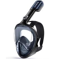 Máscara de snorkel Greatever Full Face com sistema respiratório de topo seco