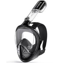 Máscara de snorkel Greatever Full Face com sistema respiratório de topo seco