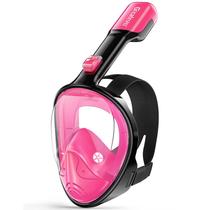 Máscara de Snorkel Greatever Full Face com Sistema Respiratório Dry Top