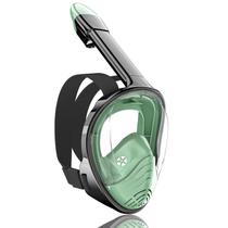Máscara de snorkel QingSong Full Face para adultos com suporte de câmera