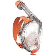 Máscara de snorkel QingSong Full Face para adultos com suporte de câmera