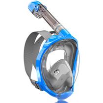 Máscara de snorkel QingSong Full Face para adultos com suporte de câmera