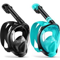 Máscara de snorkel Zenoplige Full Face com suporte de câmera para adulto