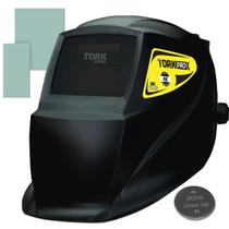 Máscara De Solda 4k Automatica Arc Solar Din11 Capacete Tork