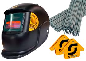 Mascara De Solda Automatica Auto Escurecimento + Acessorios