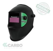 Máscara De Solda Automática Com Recarga Solar Carbografite