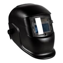 Máscara de solda PCR-912 Tripla Regulagem/ Escurecimento Automático Preto Liso Uso Profissional Strong Máscara de solda PCR-912 Tripla Regulagem/ Escurecimento Automático Preto Liso Uso Profissional Strong
