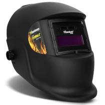 Máscara de Solda Titanium Combat Escurecimento Automático Tonalidade Regulagem Fixa 11 Preto 5496