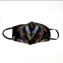 Máscara de tecido dupla camada modelo riscos Máscara de tecido dupla camada modelo riscos