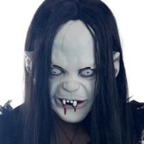 Máscara de terror de Halloween, capa facial completa de látex, adereço de cosplay