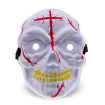 Máscara de terror de Halloween em PVC com linha brilhante para festa de carnaval Máscara de terror de Halloween em PVC com linha brilhante para festa de carnaval