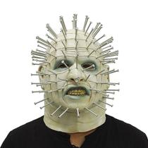 Máscara de terror Pinhead Hellraiser Halloween Latex tamanho único