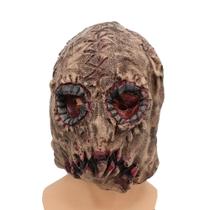 Máscara de terror: resina, rosto costurado assustador, filme de terror, Halloween