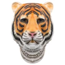 Máscara de tigre, látex realista para Halloween e festas temáticas