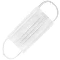 Máscara de TNT Tripla com Elástico Branca com 50 Unidades - MTT0004 - MIRALUPA