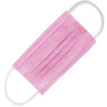 Máscara de TNT Tripla com Elástico Rosa com 50 Unidades - MTT0008 - MIRALUPA