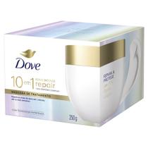 Máscara de tratamento 10 em 1 12 peptídeo complex dove bond intense repair caixa 250g
