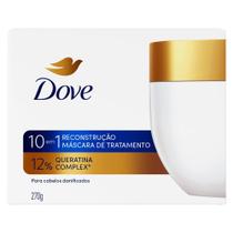 Máscara de tratamento 10 em 1 reconstrução 12 queratina complex dove pote 270g Máscara de tratamento 10 em 1 reconstrução 12 queratina complex dove pote 270g