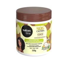 Máscara De Tratamento Cachos S.o.s Coco 500ml Salon Line Máscara De Tratamento Cachos S.o.s Coco 500ml Salon Line