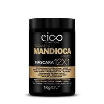 Máscara de Tratamento Capilar 1kg Tratamento Mandioca 12x1 Eico Máscara de Tratamento Capilar 1kg Tratamento Mandioca 12x1 Eico