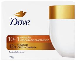 Máscara de Tratamento Dove 10 em 1 Nutrição + Fusão de Óleos 270g
