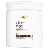 Máscara de Tratamento + Finalização Capilar Dove 2 em 1 Nutrição+ Tri-Óleos 500g