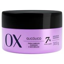 Máscara de Tratamento OX Glicólico 7% Glicolic Complex Cabelos Porosos e Sem Brilho 300g Máscara de Tratamento OX Glicólico 7% Glicolic Complex Cabelos Porosos e Sem Brilho 300g