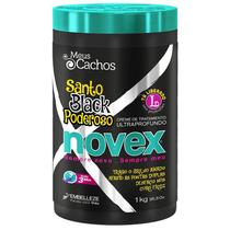 Mascara de tratamento santo black poderoso 1kg novex embelleze