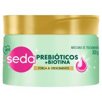 Máscara de Tratamento Seda Força e Crescimento Prebiótico + Biotina 300g Máscara de Tratamento Seda Força e Crescimento Prebiótico + Biotina 300g