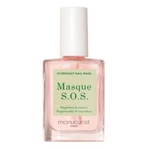 Máscara de unhas Manucurist SOS Overnight 15 mL para unhas severamente danificadas