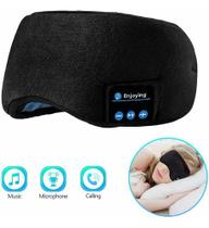 Máscara De Viagem Para Dormir Tapa Olho Musical Bluetooth