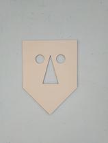 Máscara Decorativa BaianaSystem em MDF Branco Premium 28x20cm com Fita Dupla Face Máscara Decorativa BaianaSystem em MDF Branco Premium 28x20cm com Fita Dupla Face